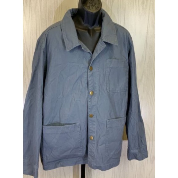 St. John’s Bay Military Jacket - Steel Blue - Size Large * M1013 - Picture 2 of 5